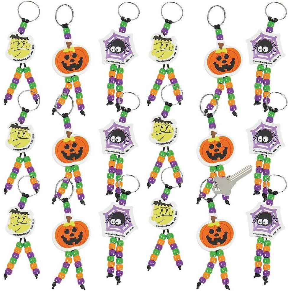 image:imageHalloween Bead amp Foam Key Chain Craft Kit 50  Crafts for Kids and Fun Home Activities