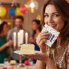 50th Birthday Burst Paper Luncheon Napkins, 16 Count – 6.5″ Disposable Colorful Party Napkins for Milestone Birthday Celebrations & Tableware Decorations