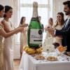 Bubbly Wine Bottle 60″ Mylar Balloon