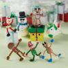 Christmas Holiday Character Bendables (Set of 24 Toys) Santa, Elf, Reindeer and Snowman Characters
