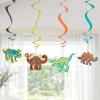 Fun Express – Dino Dig Dangling Swirls for Birthday – Party Decor – Hanging Decor – Spirals & Swirls – Birthday – 12 Pieces