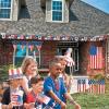 Fun Express – Patriotic Outdoor Decorating Kit (3pc) for Fourth of July – Party Decor – General Decor – Decorating Kits – Fourth of July – 3 Pieces