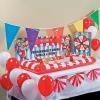 Fun Express – Red/white/blue Pennant Banner (100ft) for Fourth of July – Party Decor – Hanging Decor – Pennants – Fourth of July – 1 Piece