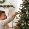 Fun Express 1 1/2″ x 1 3/4″ Mini Yeti-Shaped Wood Christmas Ornaments – 12 Pieces