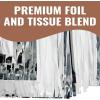 Fun Express 12 Ft. Silver Metallic Foil & Tissue Paper Ceiling Decoration