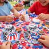 Fun Express 3 3/4″ x 4″ 4th of July BBQ Animal Magnet Craft Kit – Makes 12