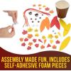 Fun Express 3″ x 11 1/4″ Thanksgiving Turkey Paper Cup Wind Chime Craft Kit – Makes 6