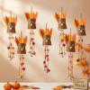 Fun Express 3″ x 11 1/4″ Thanksgiving Turkey Paper Cup Wind Chime Craft Kit – Makes 6