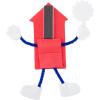 Fun Express 4″ x 5″ 4th of July Red, White & Blue Firework Magnet Craft Kit – Makes 12