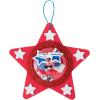 Fun Express 5 3/4″ x 5 1/4″ Patriotic Star Shaker Ornament Craft Kit – Makes 12