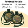 Fun Express Canteen Water Bottle 12 Pack – Kids Safari Party Favors with Adjustable Nylon Strap | 15oz Plastic Camo Water Bottles for Camping, Hiking & Outdoor Adventures | Army Green Design