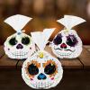Fun Express Day of The Dead Cello Treat Bags for Halloween – Set of 12 – Dia de Los Muertos Party Supplies