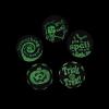 Fun Express Glow-in-the-Dark Halloween Sticker Roll – 100 Pieces