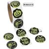Fun Express Glow-in-the-Dark Halloween Sticker Roll – 100 Pieces