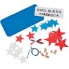 Fun Express God Bless America Sign Craft Kit, Makes 12 Foam Signs – 4th of July Crafts for Kids