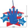 Fun Express Happy 4th of July Handprint Sign Craft Kit – Craft Kits – 12 Pieces