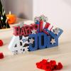 Fun Express Happy 4th of July Tabletop Decoration – Patriotic USA Home Decor – 1 Piece
