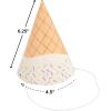 Fun Express Ice Cream Cone Party Hats – 8 Pieces