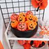Fun Express Jack O Lantern Pumpkin Basketballs (Set of 12) Halloween Toys
