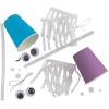 Fun Express Jellyfish Paper Cup Craft Kit – Craft Kits – VBS Vacation Bible School Supplies/Decor – 12 Pieces