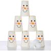 Fun Express Kids Bowling Set Holiday Snowball Bowling Game – Indoor Games for Toddlers | Winter Toys Bowling Pins Party Entertainment | Safe Soft Materials for Family Fun Activities