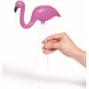 Fun Express Mini Pink Flamingo Lawn Ornaments (2 Pieces, 8″ with 12″ Stakes) Lawn Decor, Unique and Quirky Home Decor & Gifts, Party Decorations