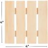 Fun Express Mini Wood Pallet Slats – Craftable Wood Pallets for DIY Projects Home Décor Wedding Decorations Personalized Crafts & More – Perfect for Creative DIY Enthusiasts – 6 Pieces