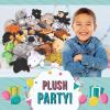 Fun Express Mini Zoo Stuffed Animal Assortment | 50 Count | Christmas Favors Giveaways Rewards Gifts Kid’s Birthday Vacation Bible School Halloween Carnival – VBS Vacation Bible School Supplies/Decor