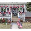 Fun Express Patriotic Bunting Banner 10 Pack – Premium Cotton American Flag Bunting for 4th of July Decorations Outdoor | Red White Blue Decorations for Memorial Day, Veterans Day & USA Party Decor