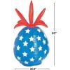 Fun Express Patriotic Pineapple Inflatable – 24 Inches Tall Perfect for 4th of July Parties BBQs Poolside Fun Summer Celebrations – Backyard Décor and Beach Parties Red White & Blue Design – 1 Piece