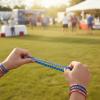 Fun Express Patriotic Thin Silicone Bands for Fourth of July – Rubber Bracelets – 24 Pieces