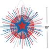 Fun Express Patriotic USA Straw Wreath Craft Kit – Makes 3 – DIY 4th of July Craft Kits