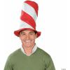 Fun Express Red and White Swirl Stovepipe Hat – Costume Accessories
