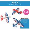 Fun Express USA Foam Gliders, 6.5″x5.5″ – Fun, Lightweight Flying Toys for Fourth of July Celebrations Perfect for Parties & Outdoor Fun – Bulk 48 Pack
