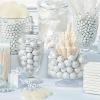 Jordan Almonds (1 pound bulk bag) Delicious Candy Nuts for Parties, Weddings and more (Light Blue)(White)