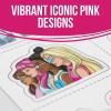 Pink Barbie™ & Friends Temporary Tattoos – 24 Ct. Colorful Party Favors (1.5″) – Safe, Non-Toxic Tattoos for Barbie™-Themed Birthdays, Girls’ Celebrations & Favor Bags