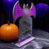 11 3/4″ x 15 1/2″ Halloween Bat & Tombstone Plastic Infinity Light