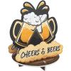 BEER SLOTTED CENTERPIECE – Party Decor – 1 Piece