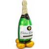 Bubbly Wine Bottle 60″ Mylar Balloon