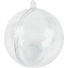 DIY Clear Christmas Ornaments for Kids and Home Activities – 96 Piece Plastic Craft Balls for Holiday Decorations