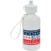 Fun Express – God Bless America Water Bottle White 1pc for Fourth of July – Party Supplies – Drinkware – Water Bottles & Canteens – Fourth of July – 1 Piece