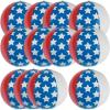Fun Express – Inflate Flag Beach Balls for Fourth of July – Toys – Inflates – Beach Balls – Fourth of July – 12 Pieces – Red, White and Blue – 11 Inch