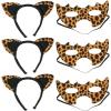 Fun Express – Leopard Headband W/mask (1 Set Dc) for Halloween – Apparel Accessories – Costume Accessories – Costume Props – Halloween – 6 Pieces