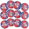 Fun Express – Patrotic Beach Ball for Fourth of July – Toys – Inflates – Beach Balls – Fourth of July – 12 Pieces