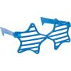 Fun Express – Star Shaped Shutter Shades Blue 1pc for Fourth of July – Apparel Accessories – Eyewear – Novelty Glasses – Fourth of July – 1 Piece