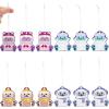 Fun Express 1 1/2″ x 1 3/4″ Mini Yeti-Shaped Wood Christmas Ornaments – 12 Pieces