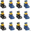 Fun Express 2 1/4″ Train-Shaped Conductor Rubber Ducks – 12 Pieces