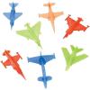 Fun Express Bulk Mini Plastic Jet Airplane Toy Assortment – Bulk Set of 144 – Airplane Party Favors and Handouts