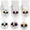 Fun Express Day of The Dead Cello Treat Bags for Halloween – Set of 12 – Dia de Los Muertos Party Supplies