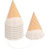 Fun Express Ice Cream Cone Party Hats – 8 Pieces